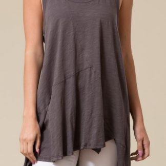 Sleeveless High Low Tank