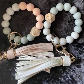 Silicone Beaded Keychain