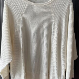 Cream Long Sleeve Top