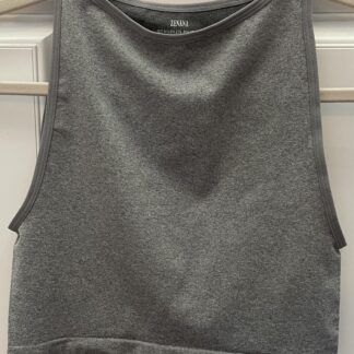Heather Grey Seamless Cropped Top