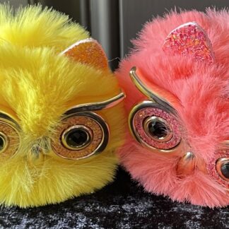 Fuzzy Owl Keychains